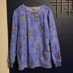 Women’s simply basic scrub jacket size m